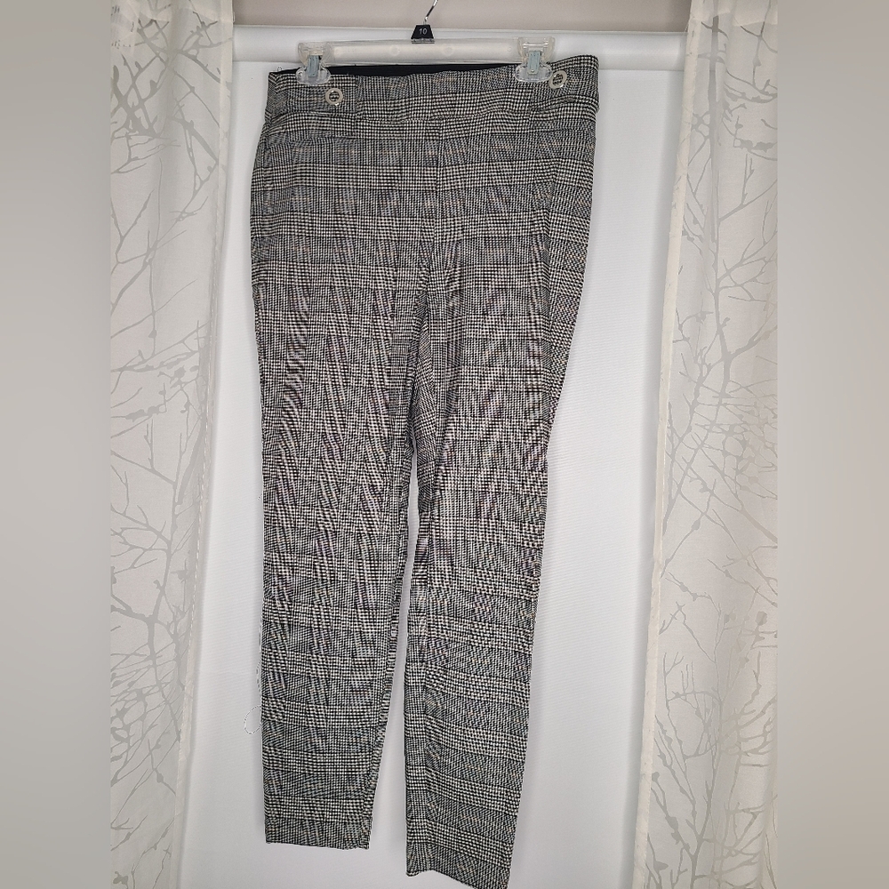 Women's Gray Plaid Pants